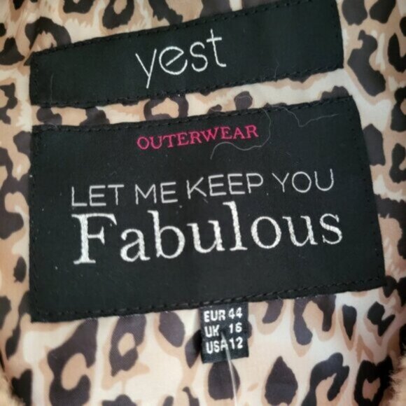 Yest Faux  Shearling Teddy Vest NWT Sz 12 / XL - Picture 6 of 14